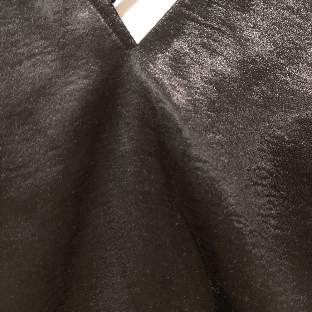 H&M V-neck satin camisole black - Picture 9 of 11